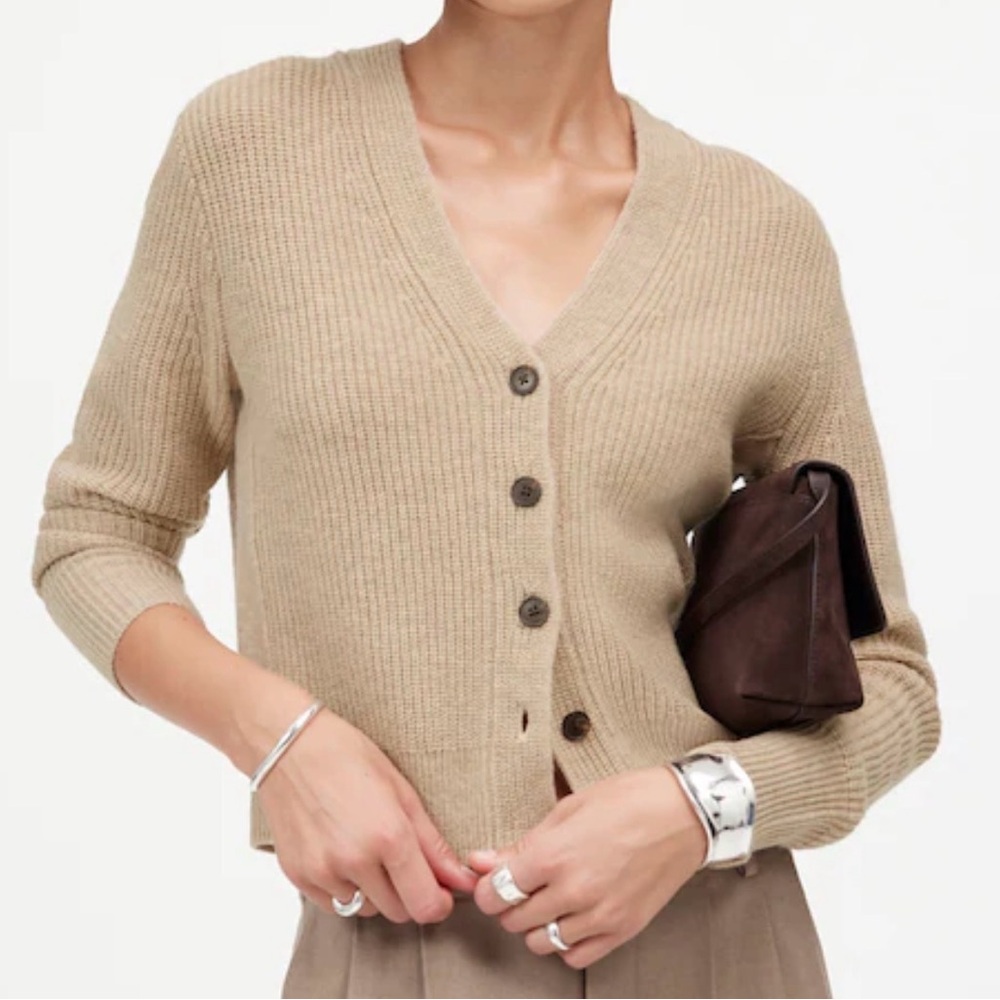 NWT Madewell SoftWool Button-Front Cardigan